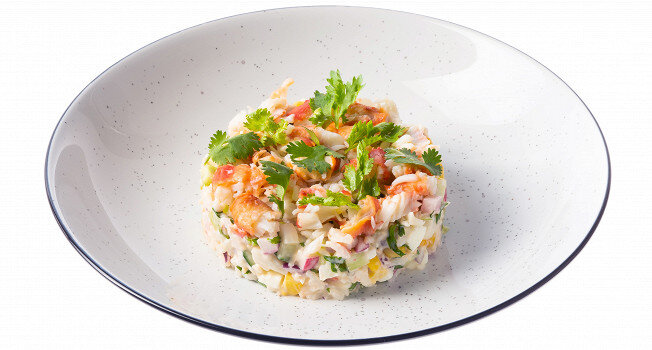 Новый взгляд на крабовый салат