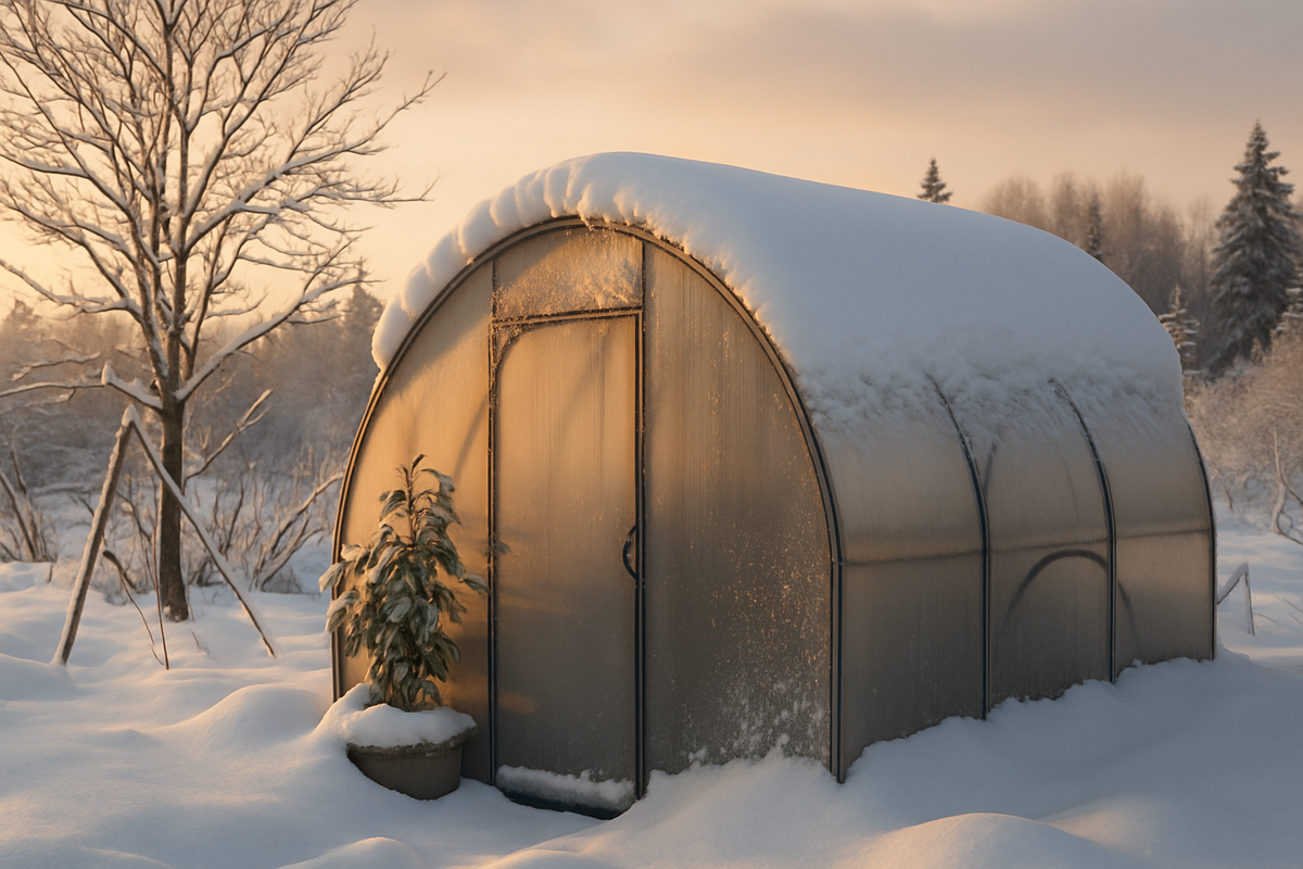 Зимний треск теплицы: что сигнализируют звуки под снегом