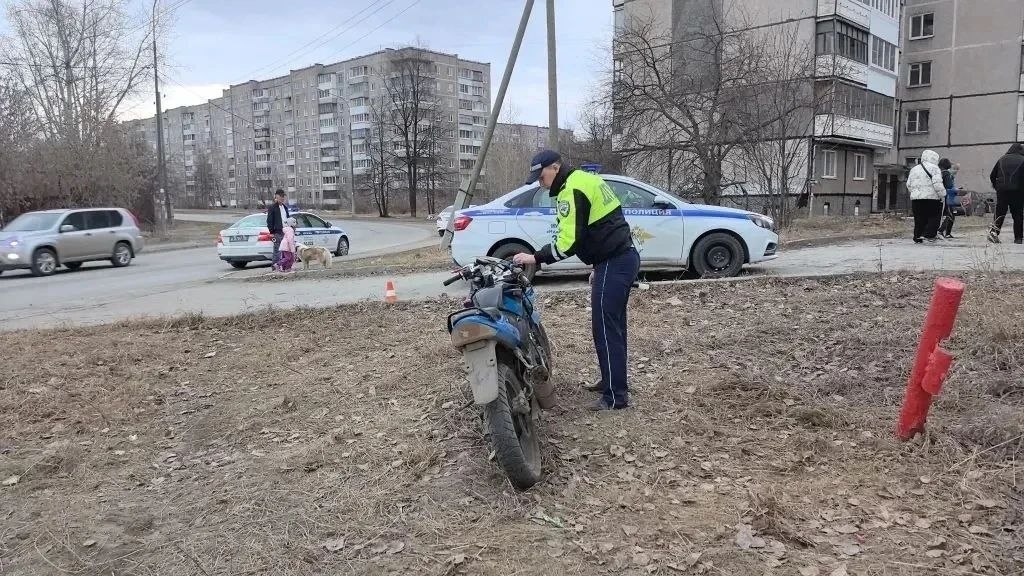 На Вагонке произошло ДТП с участием 15-летнего байкера