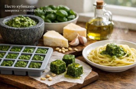 Секреты заморозки песто: как сохранить вкус лета в каждой кубике