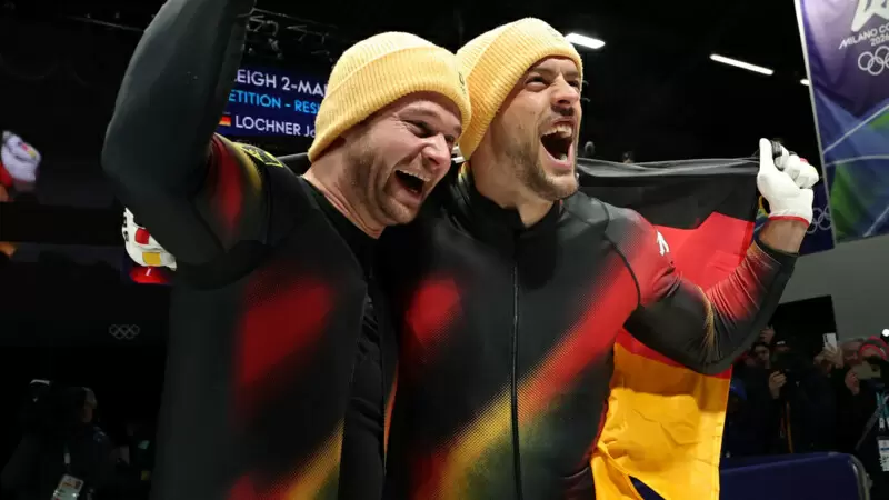 Немцы полностью доминируют в бобслее: золотой триумф двоек на Олимпийских играх 2026