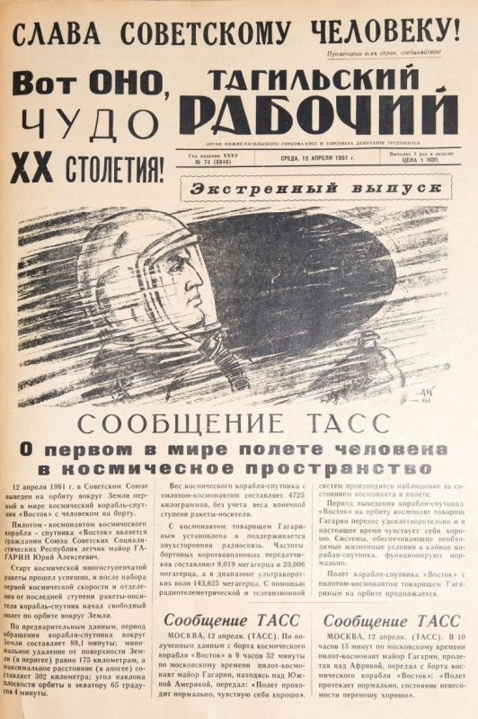 ����������� �������. 12 ������ 1961 ���� ����� ����� ��� ������ ������ ����������� ������� - ������� ���������� � ����������