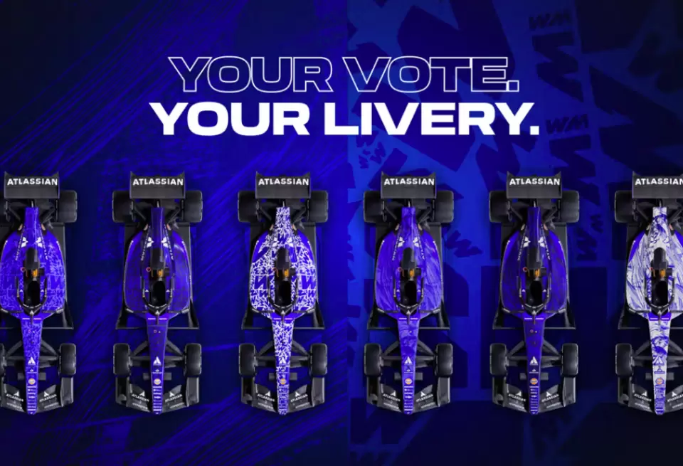 Williams предлагает фанатам выбрать ливрею для нового болида на сезон 2026