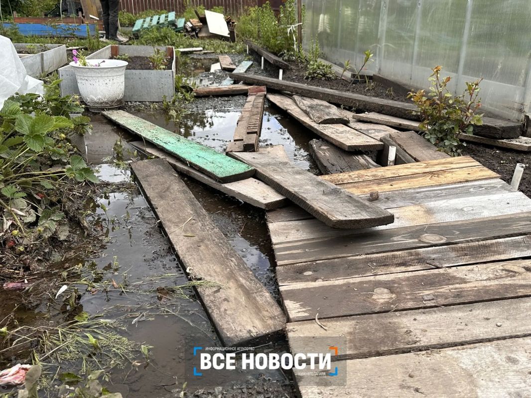 У садоводов Вагонки стихийное бедствие – их участки вместе с урожаем в одночасье смело потоками воды У садоводов Вагонки стихийное бедствие – их участки вместе с урожаем в одночасье смело потоками воды