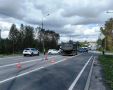 Самосвал снес легковушку на въезде в Нижний Тагил