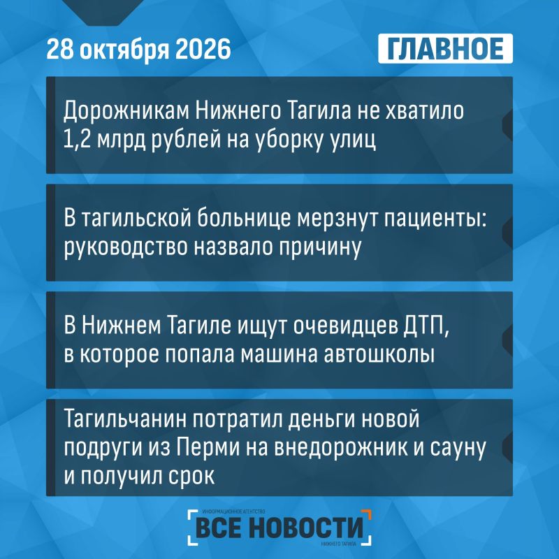 О главном за день - коротко: