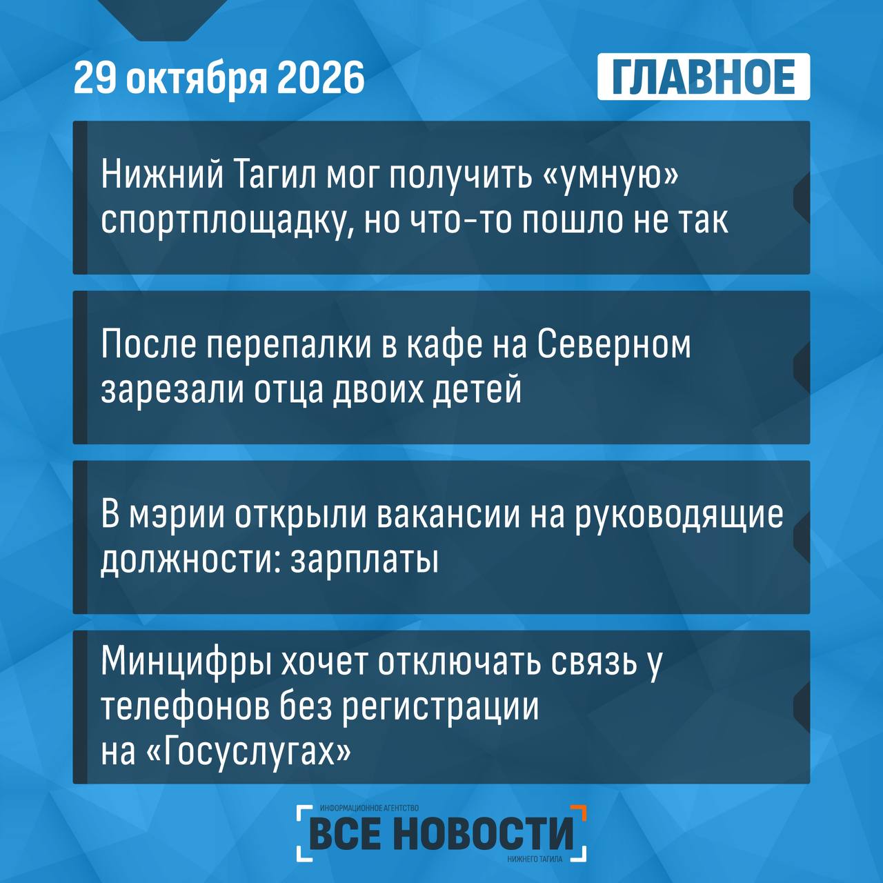 Что случилось за день - коротко: